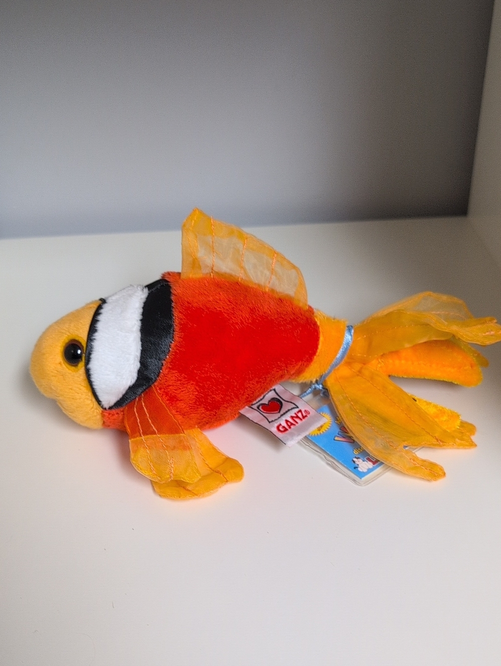💜2/$20💜 Webkinz Tomato Clown Fish No Code GANZ Y2K Collectible Plush - Picture 2 of 4
